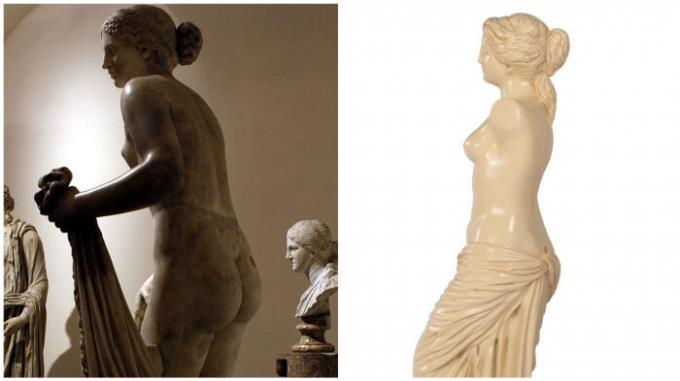 Afrodita iz Cnidus in Venus de Milo: pop zavist.