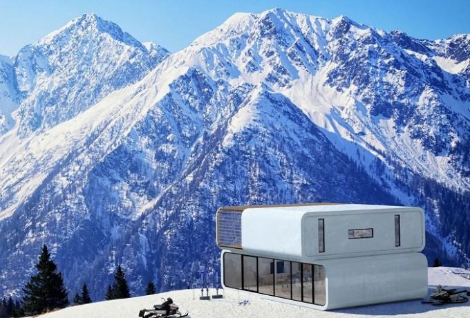 Coodo - modularni doma, ki se lahko dajo na v gorah.
