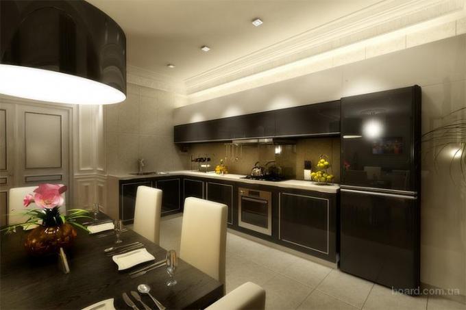 dnevna soba oblikovanje kuhinje 20 kvadratnih metrov