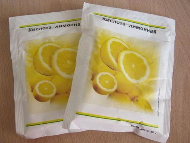 Citronska kislina in soda - dva glavna sestavina.