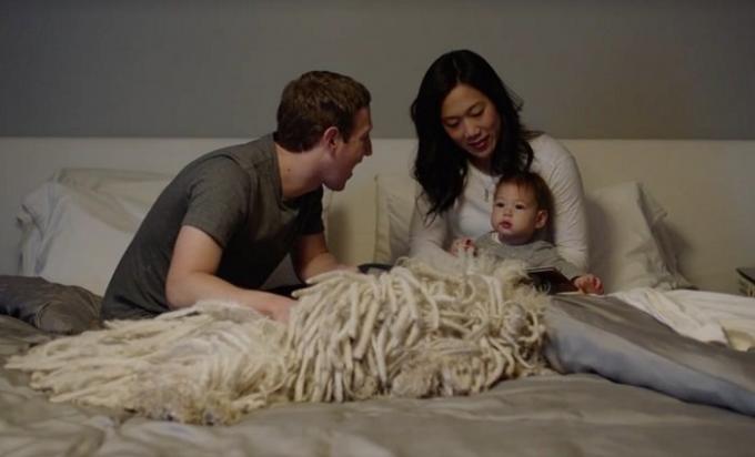 Mark Zuckerberg z ženo in hčerko