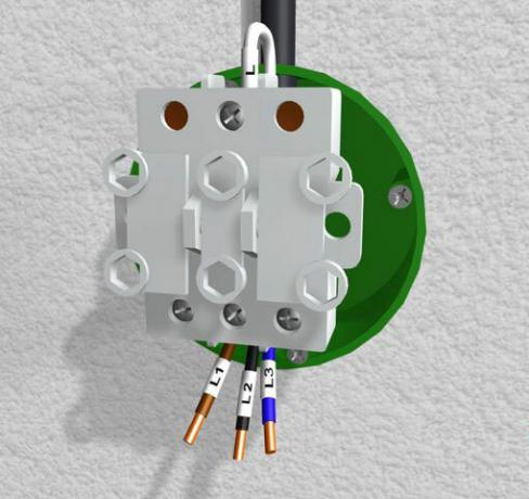 Slika 2: Poveži žice napajalne