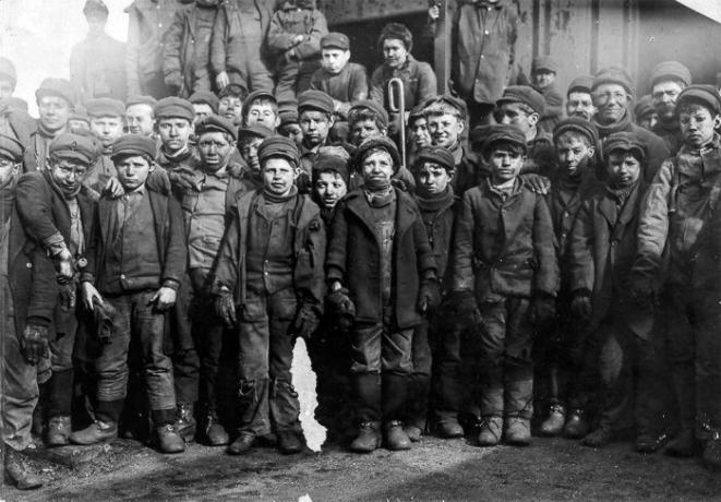 
Otroci rudarji v Združenih državah Amerike.