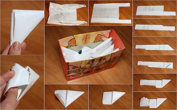 Mojstrski tečaj za zlaganje paketov trikotnik. / Foto: lesat-scorpio.livejournal.com. 