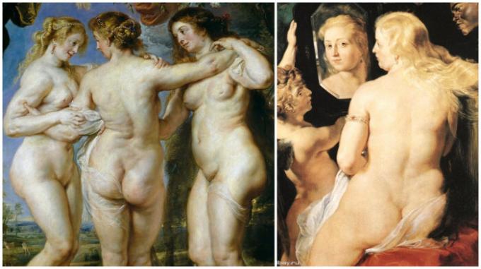 Rubens ženske duhovniki - standard sodobnega časa.