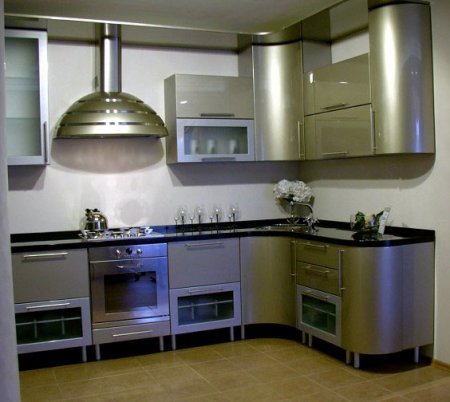 Kotno pohištvo za kuhinjo (65 fotografij) z umivalnikom: video navodila za namestitev, cena, fotografija