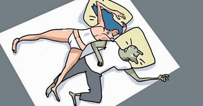 
Drža med spanjem opisujejo odnose znotraj parov