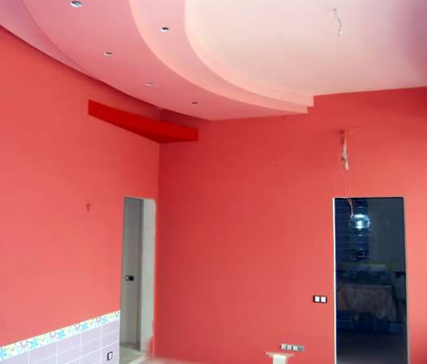 Stene pobarvane z barvo, odporno proti vlagi