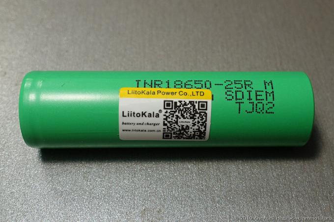 Visoke trenutne baterije Liitokala INR1865025R 20A