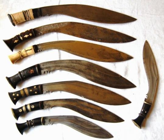 Tradicionalni nepalske kukri noži. | Foto: pikabu.ru. 
