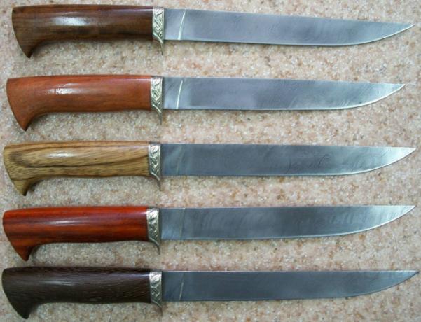 Noži so izdelani iz različnih jekel. / Foto: specnazdv.ru.