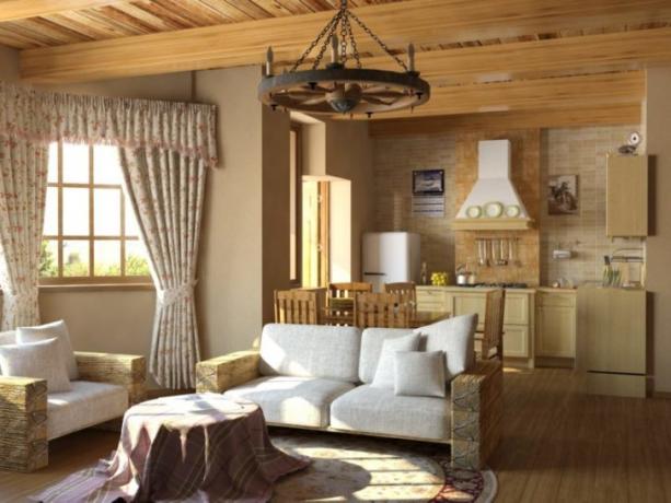 3 osupljive dnevne sobe v rustikalnem slogu, ki so kot nalašč za sodoben dom