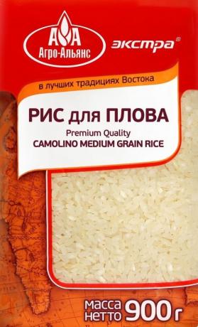 Proizvajalec riž ni posebej pomembna. Glavna stvar, ki je bil namenjen za riž pilaf