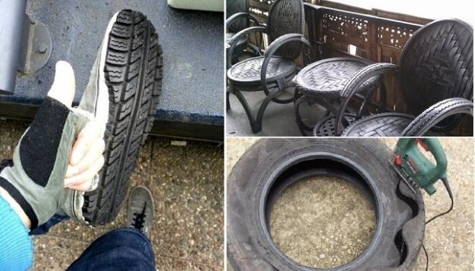  Kaj se lahko iz starih pnevmatik.