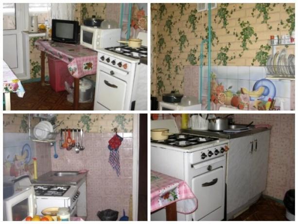 Takšen je bil matere kuhinja, ki se je odločila, da v celoti obnovi. | Foto: youtube.com.
