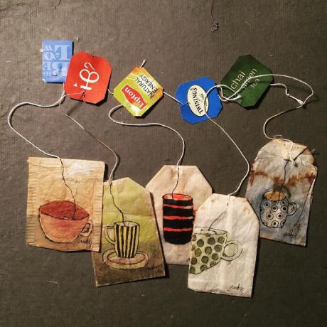 Uporabljeni čajne vrečke so uporaba za te mase. / Foto: kulturologia.ru