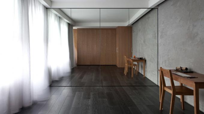 Iluzija prostora na 26 m²: kje in kako skriti vse pohištvo